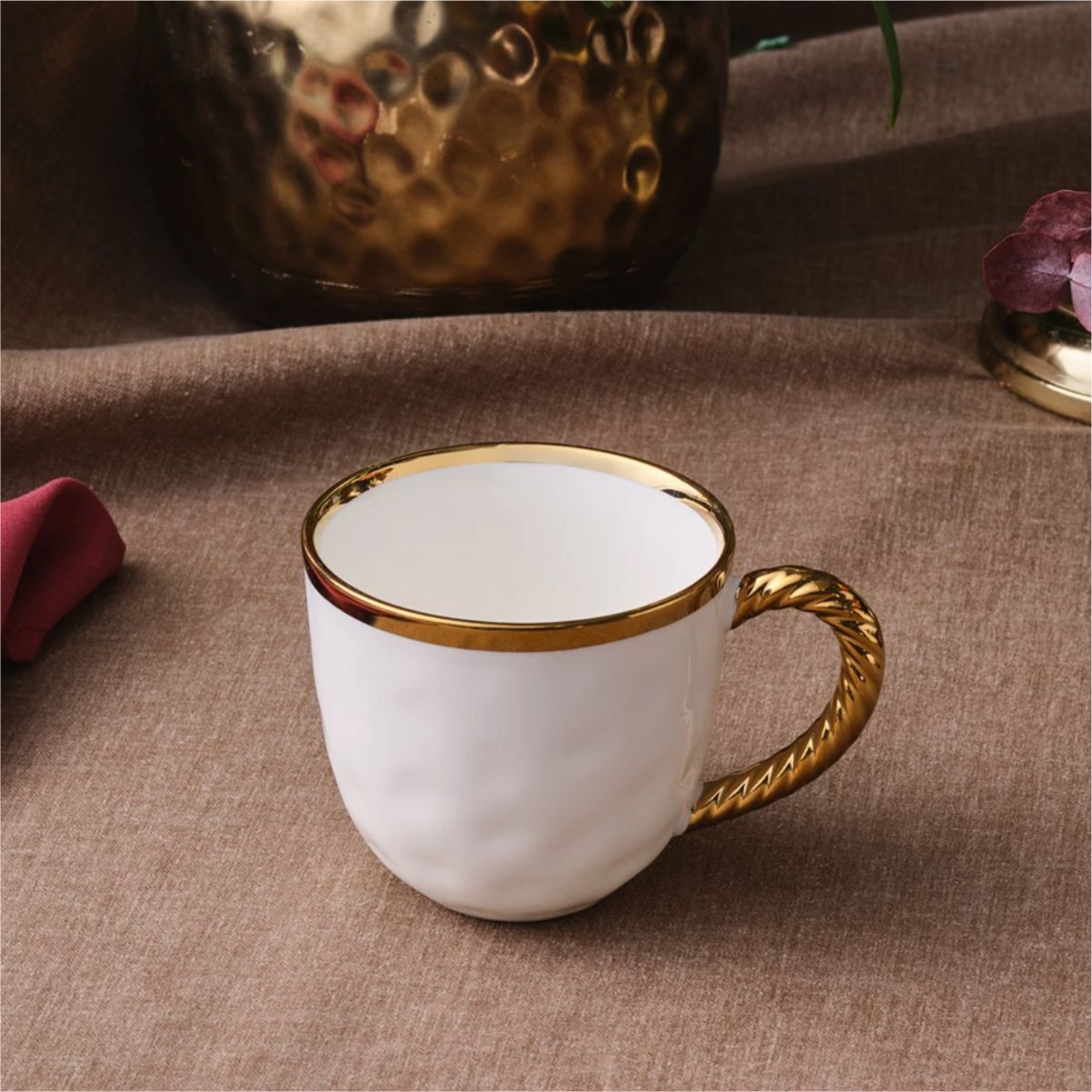 Karaca Goldest Kupa 350Ml, Gold