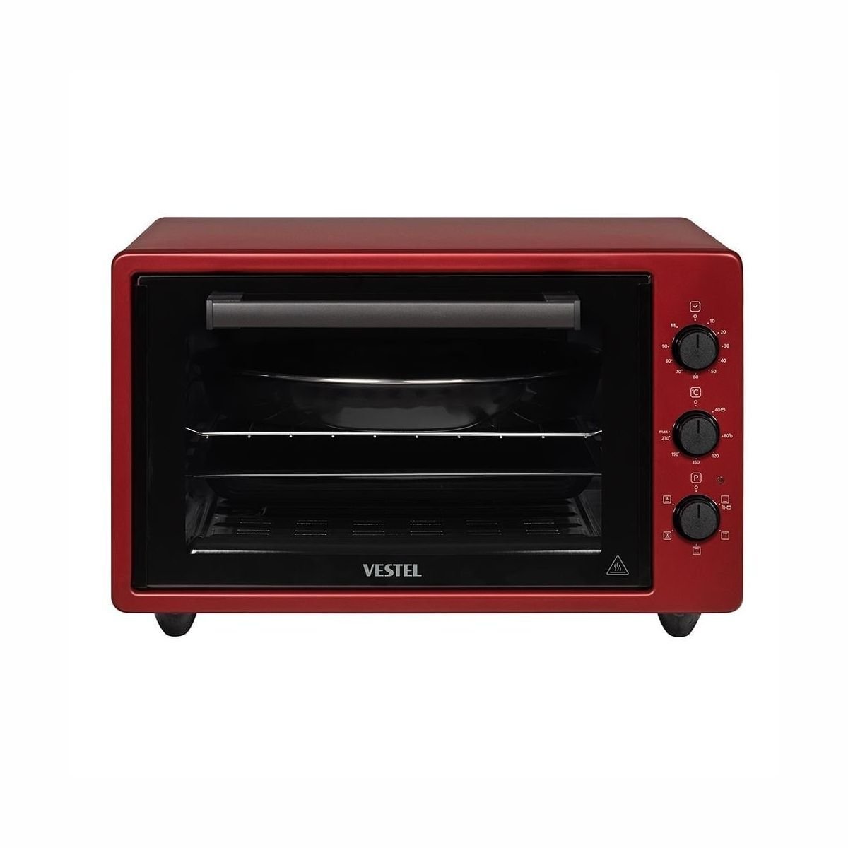 Vestel MF 42 MK Kırmızı 42 lt Mini Fırın