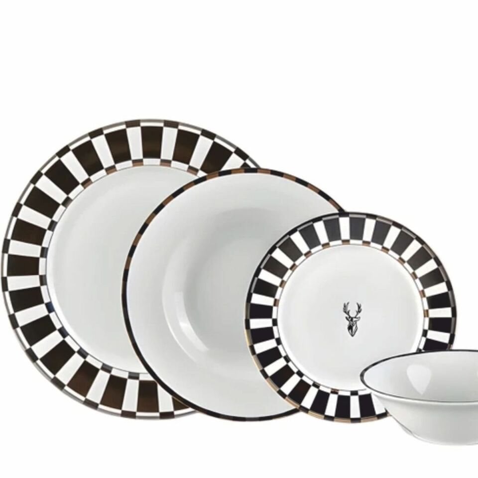 Karaca Aries 24 Parça 6 Kişilik Yemek Takımı