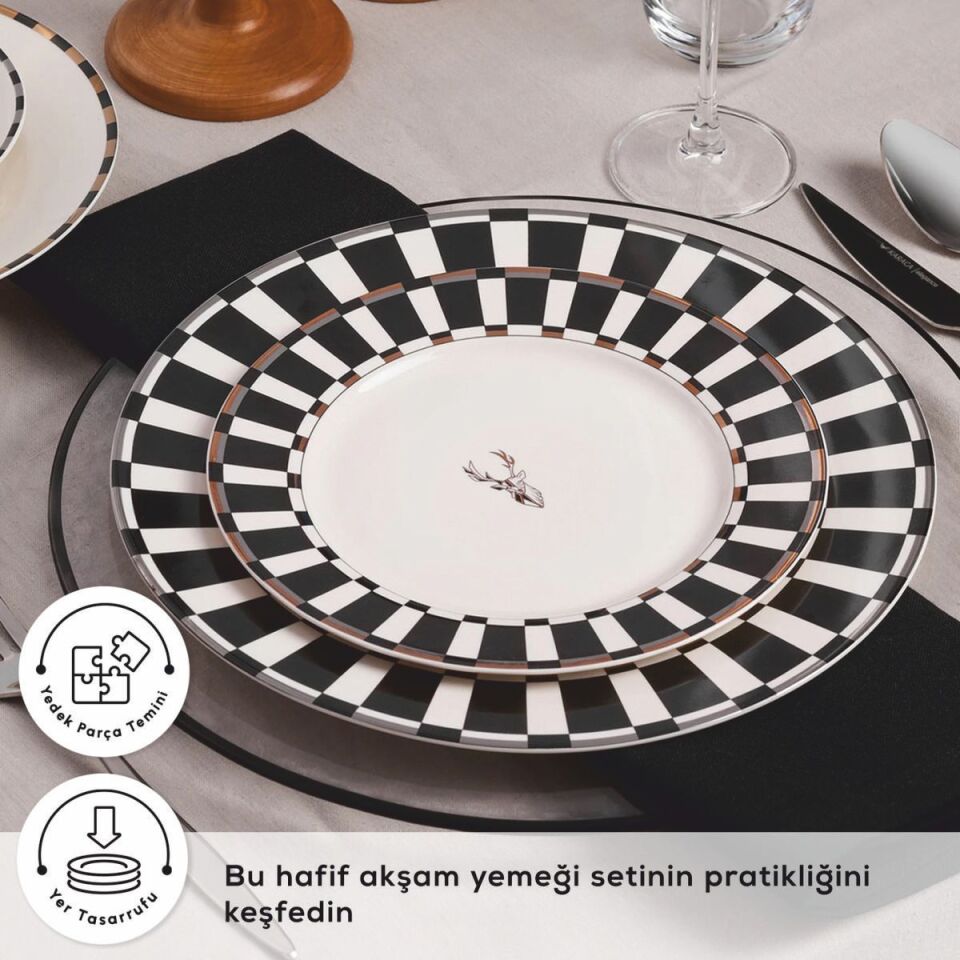 Karaca Aries 24 Parça 6 Kişilik Yemek Takımı