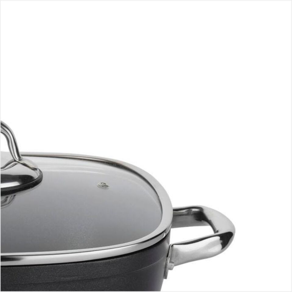 Schafer Gastronomıe Master Granit B.Tencere-26 Cm Siyah