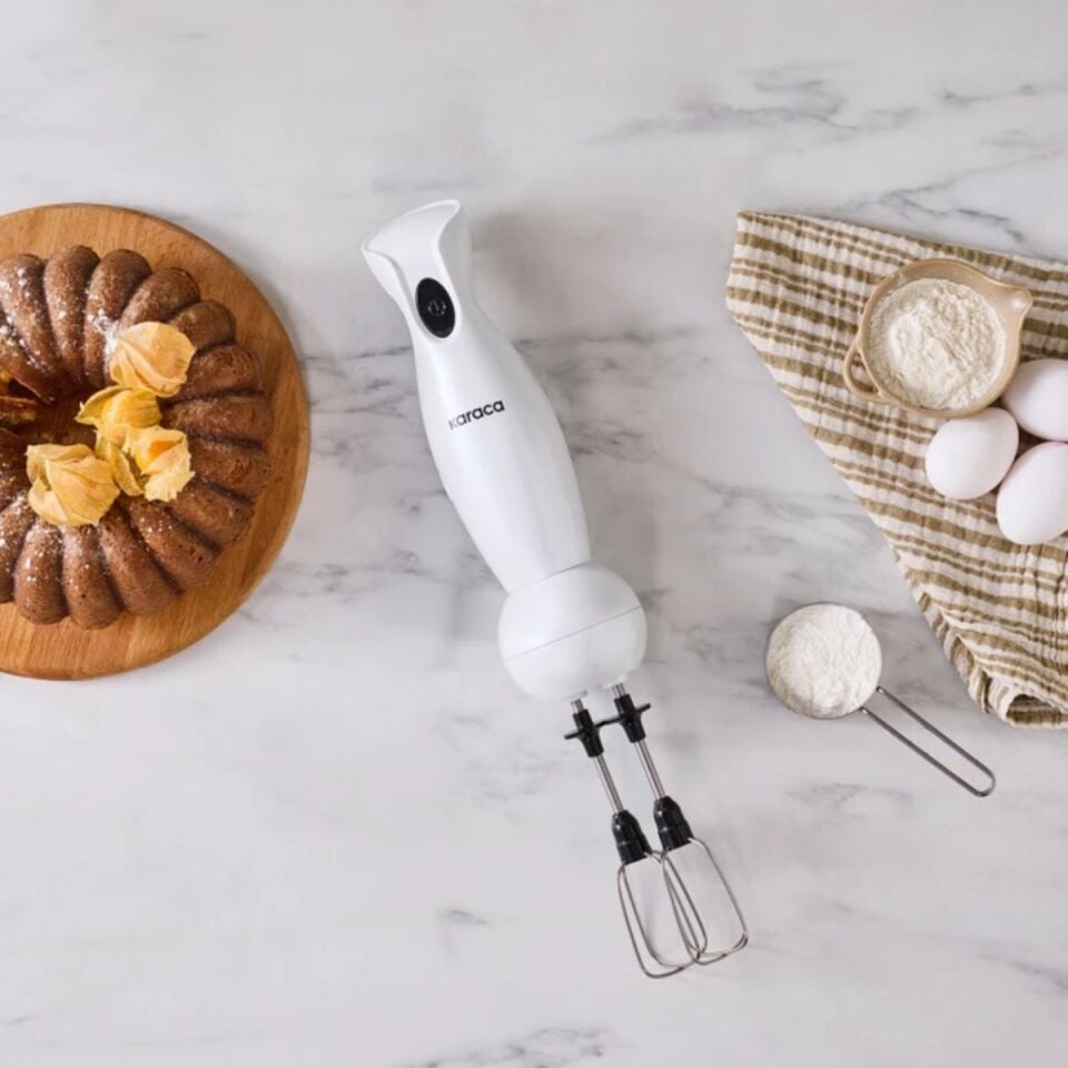 Karaca Pro - Midi Plus 3'lü Blender Set Pearl White 1000w