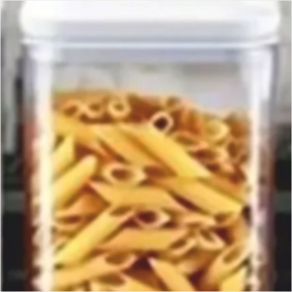 Kosova Oky-81071 Vkm-51 Şeffaf Beyaz Kapak Klips Erzak Kavanoz 900Ml