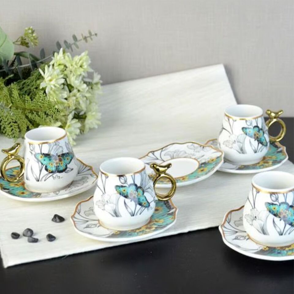 Şener Por-101744Paçi-Uccello Por.6Lı Kahve Fincanı