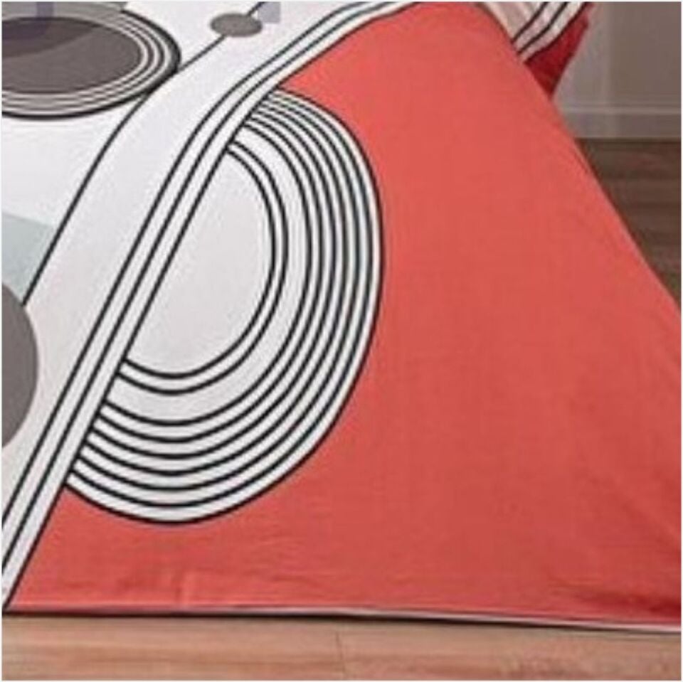 Tac Rf Felix Kırmızı Çift Kişilik Nevresim Takımı