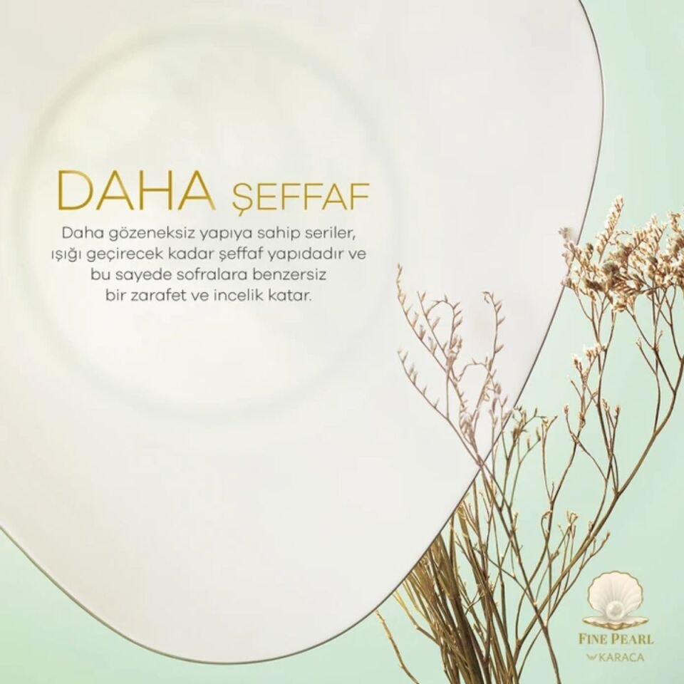 Karaca Fıne Pearl Extra Trıo 62 Parça Platın