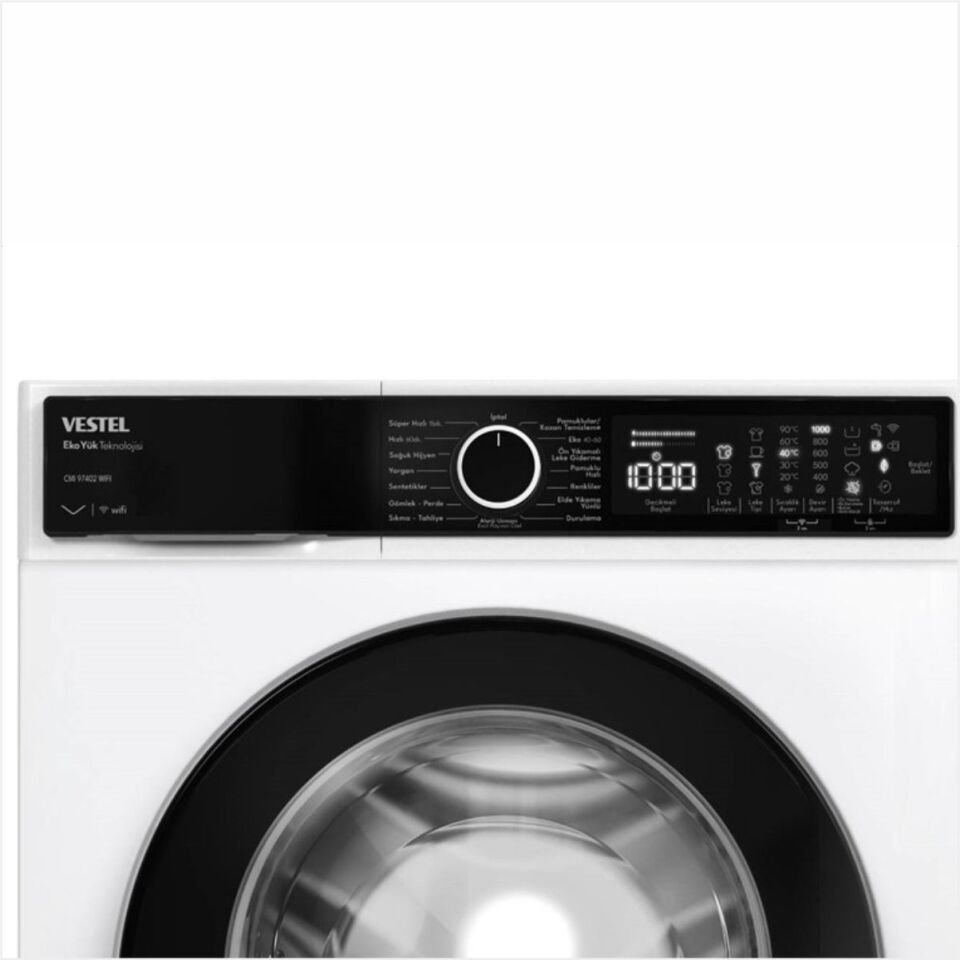VESTEL CMI 97402 WIFI 9 KG 1000 DEVİR ÇAMAŞIR MAKİNESİ-20350198
