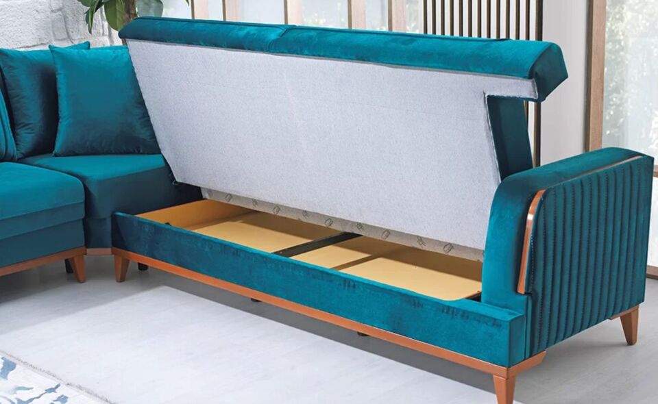 Nergiz Köşe Takımı 3+K+2 Zenon 0Bm Yeşil