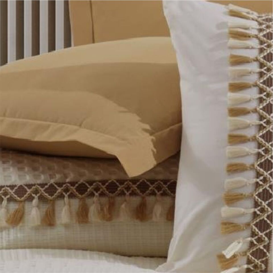 Aran Butik Pike Takımı Tek Kişilik  Bohamlıne / V5 - Ekru