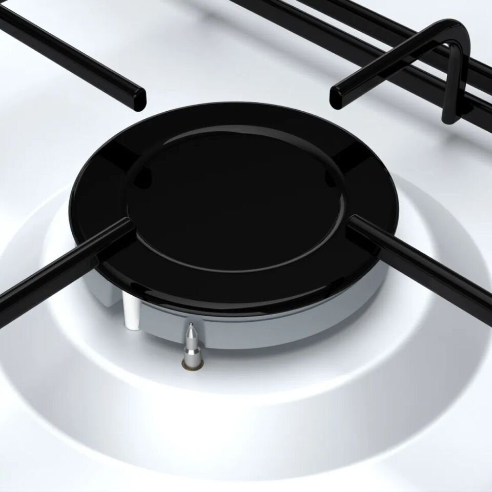 Profilo OB36P2B82D Beyaz Emaye Ankastre Ocak