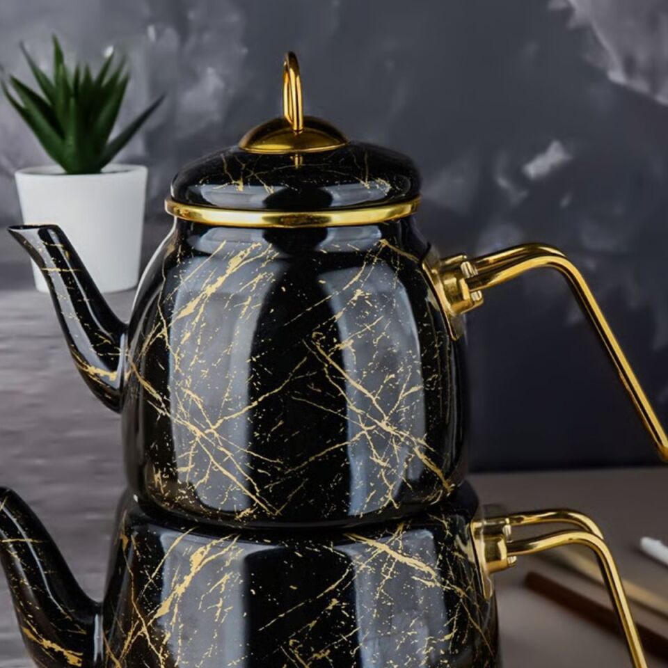 Şener Mtl-200921  Paçi-Elite Clas Gri Kırık Mrmr Çaydanlık