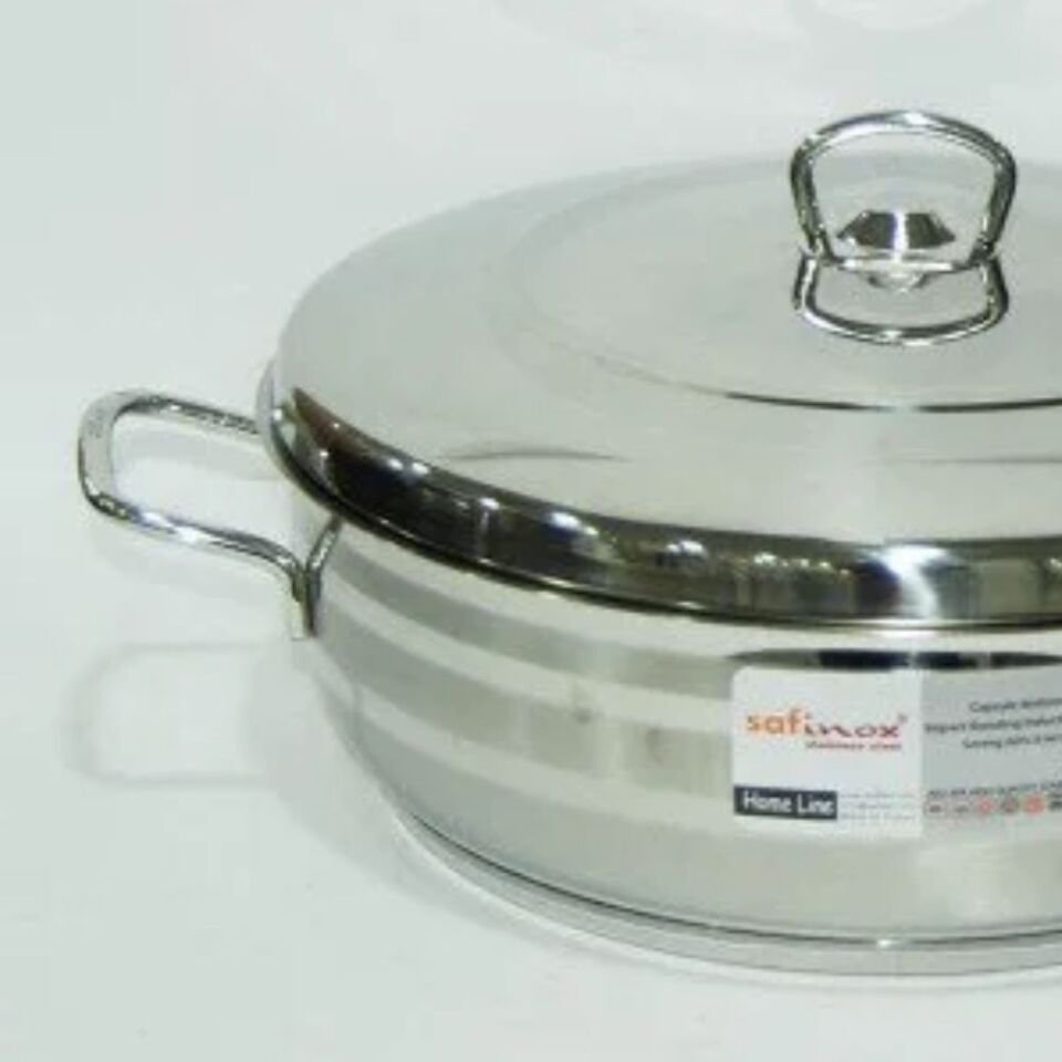 SAFINOX 30X10 FLAVİA KISA TENCERE TEL KULPLU