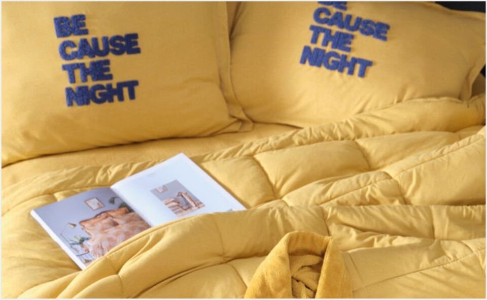 Karaca Home Motto Cotton Comfort Tek Kişilik Uyku Seti Hardal