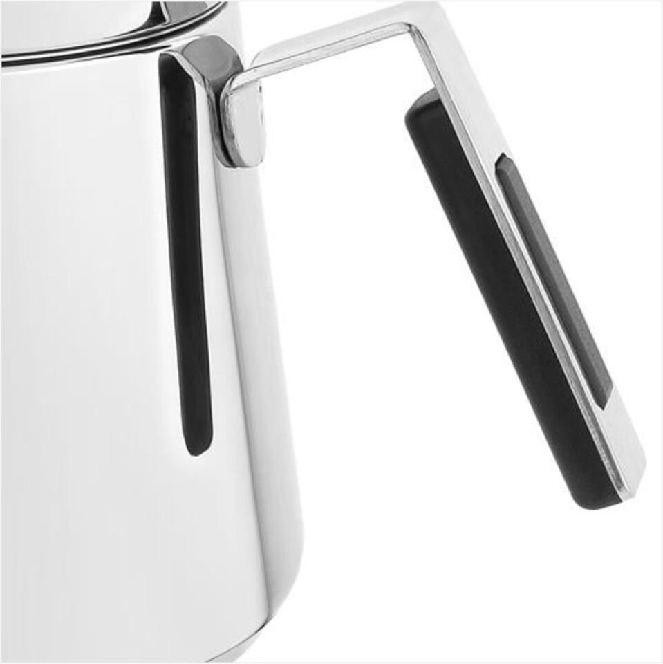 SCHAFER TOLEDO ÇELİK ÇAYDANLIK TAKIMI 4 PARÇA-INOX (BÜYÜK BOY)