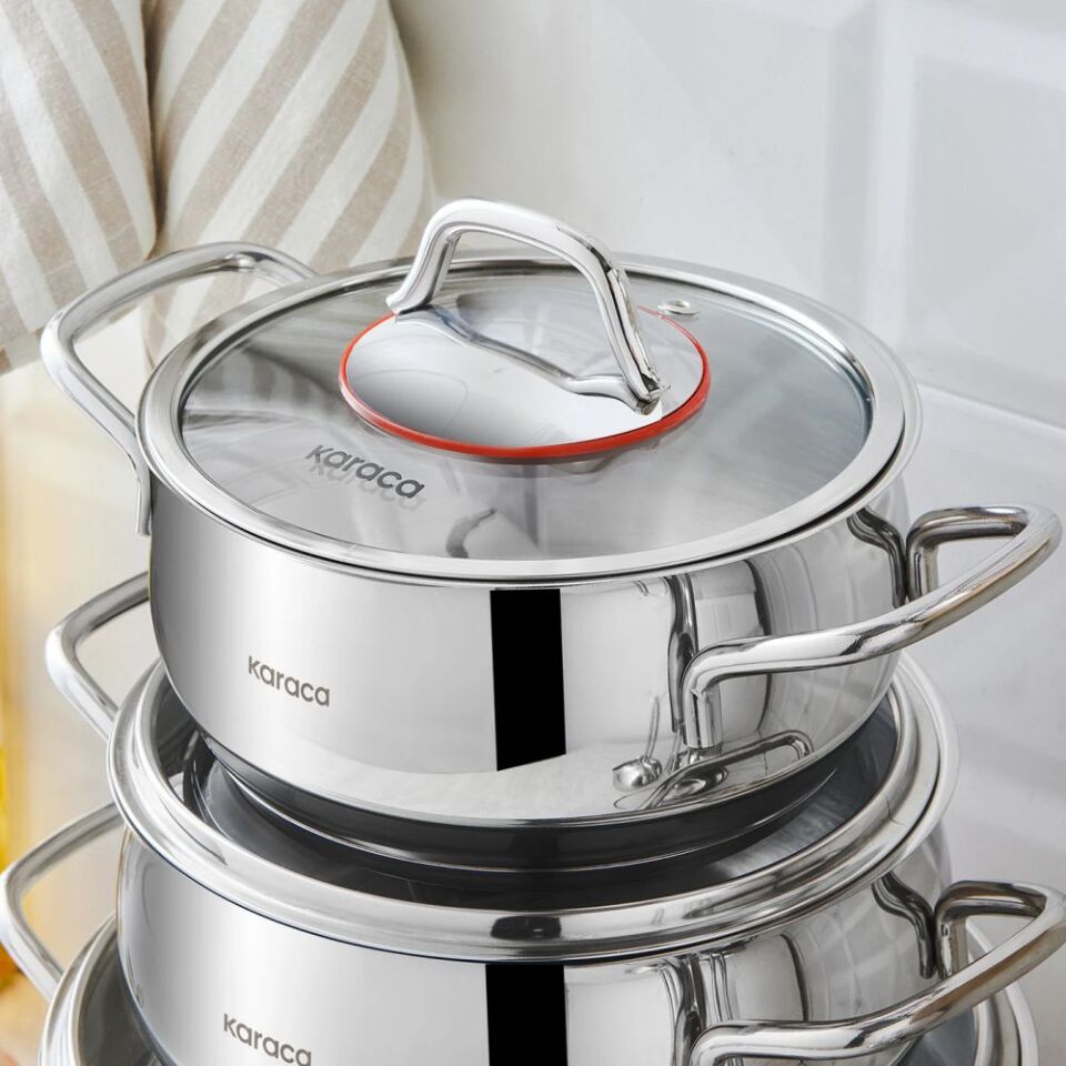 Karaca Aida 15 Parça Çelik Çeyiz Seti