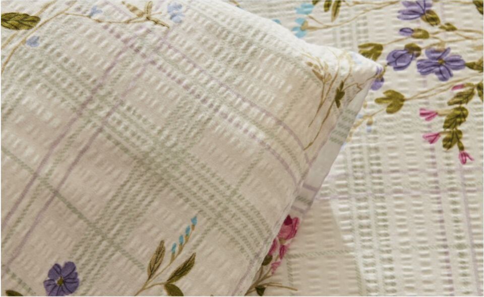 Karaca Home Minella %100 Pamuk Soft Touch Çift Kişilik Nevresim Takımı Lila