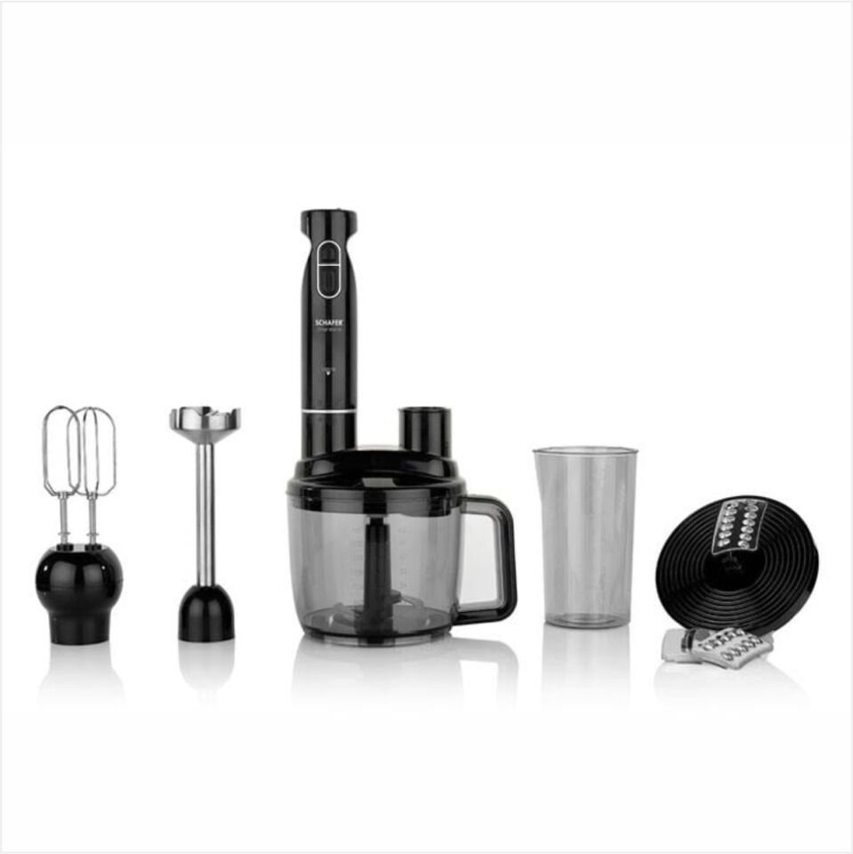SCHAFER CHEF BLEND MEGA BLENDER SET-SİYAH/GÜMÜŞ