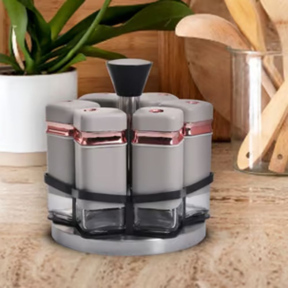 Şener Cam-401102 Paçi-Fiona 6Lı Dnr Std Bej Bakır Baharatlık