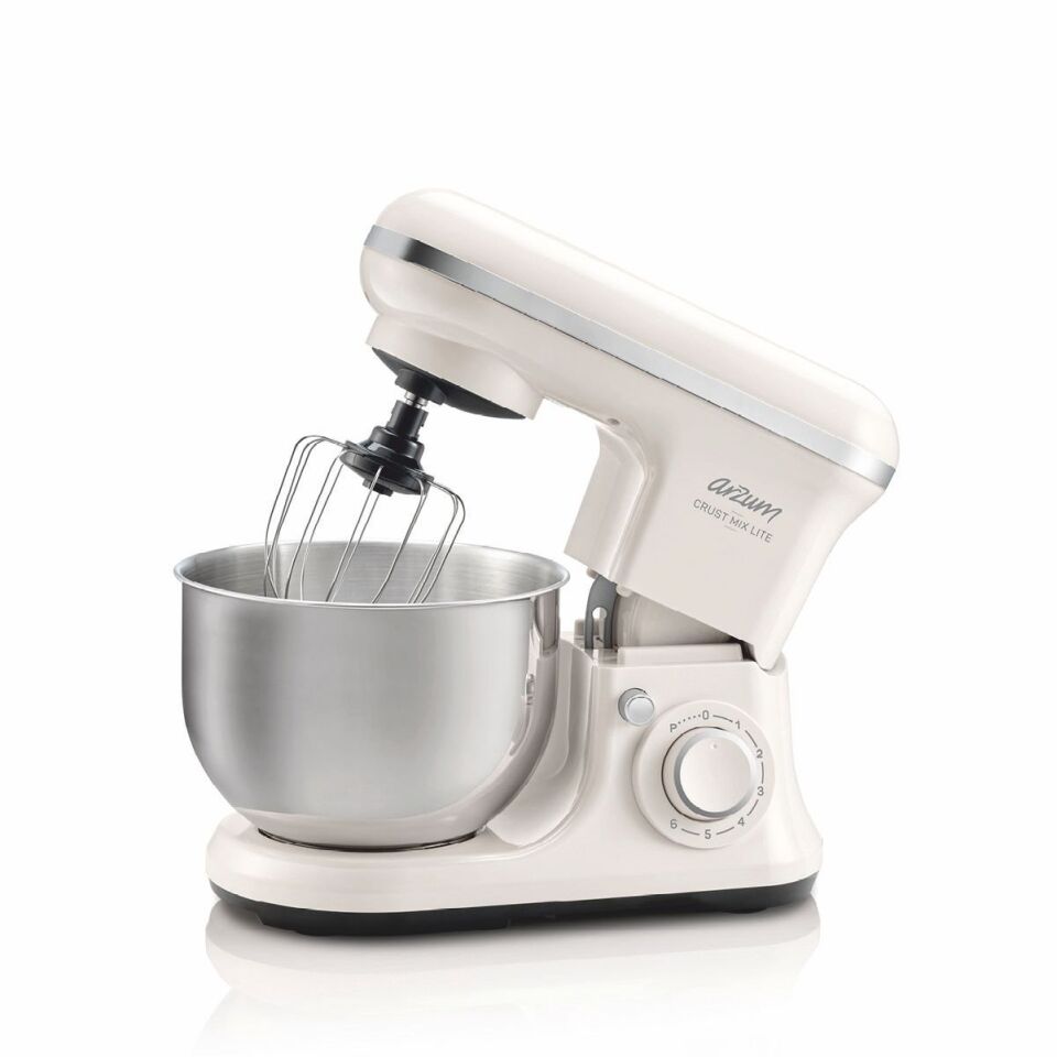 Arzum Crust Mix Lite AR1189 1500 W Beyaz 5 lt Stand Mikser