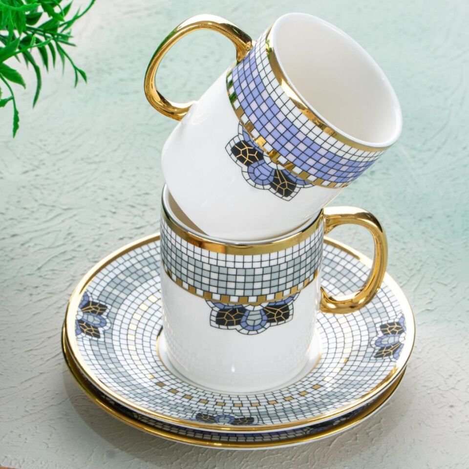 Acar Acar Meira 90 ml 6 Kişilik Fincan Takımı