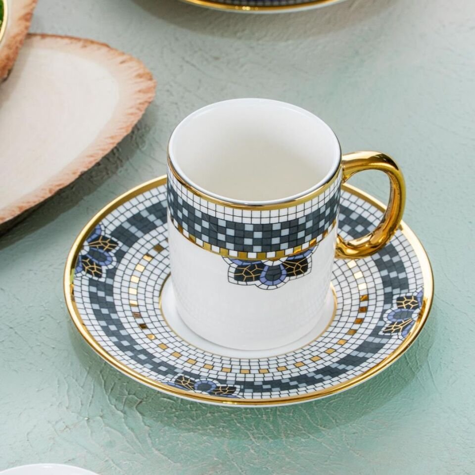 Acar Acar Meira 90 ml 6 Kişilik Fincan Takımı