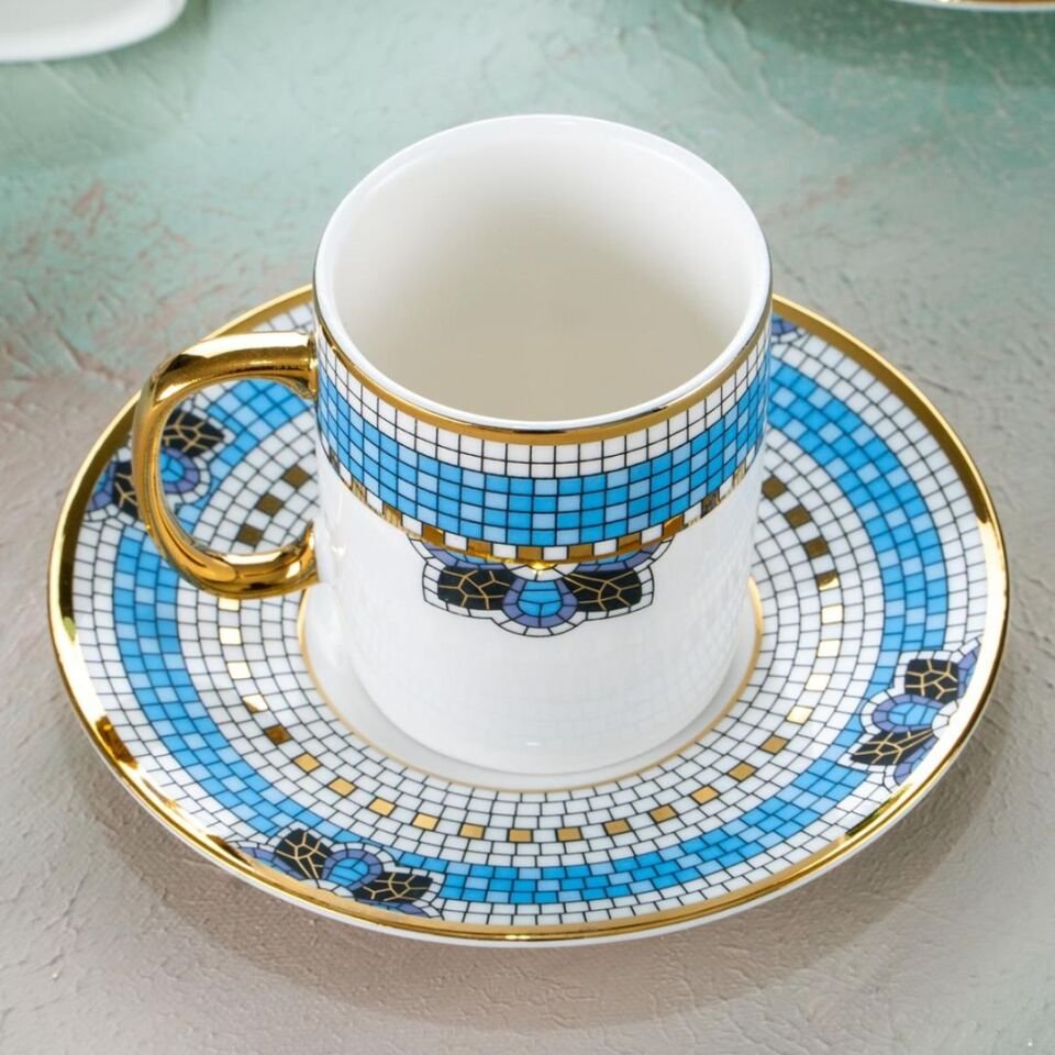 Acar Acar Meira 90 ml 6 Kişilik Fincan Takımı