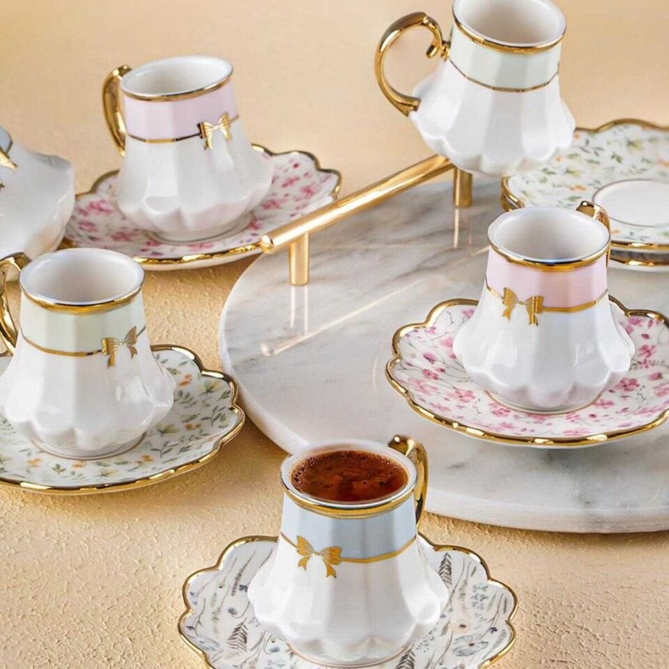 Acar Siena 6 Kişilik Kahve Fincanı Takım - 90 ml