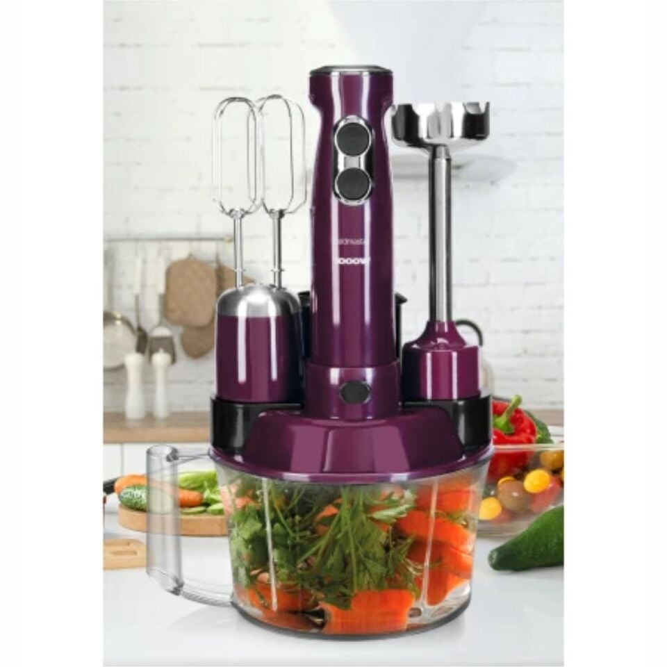 Goldmaster Elena Max GM7239K Kırmızı Multi Blender Set Mutfak Robotu