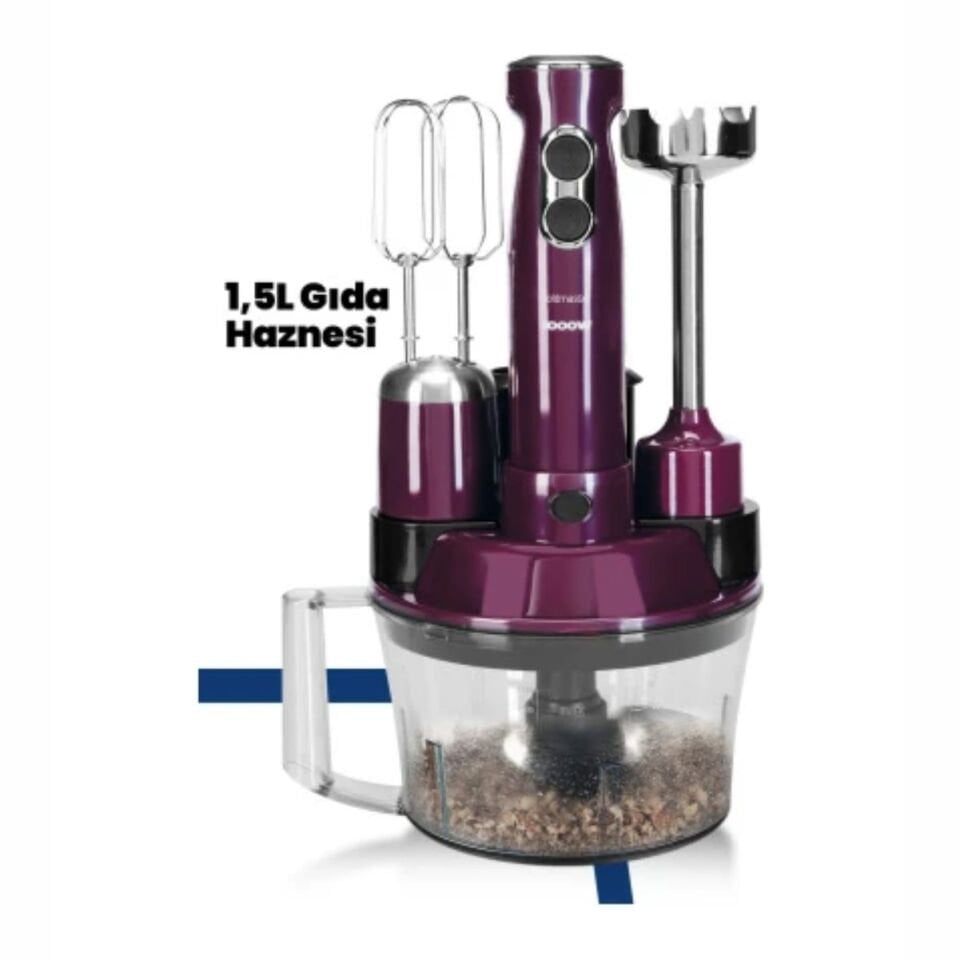 Goldmaster Elena Max GM7239K Kırmızı Multi Blender Set Mutfak Robotu