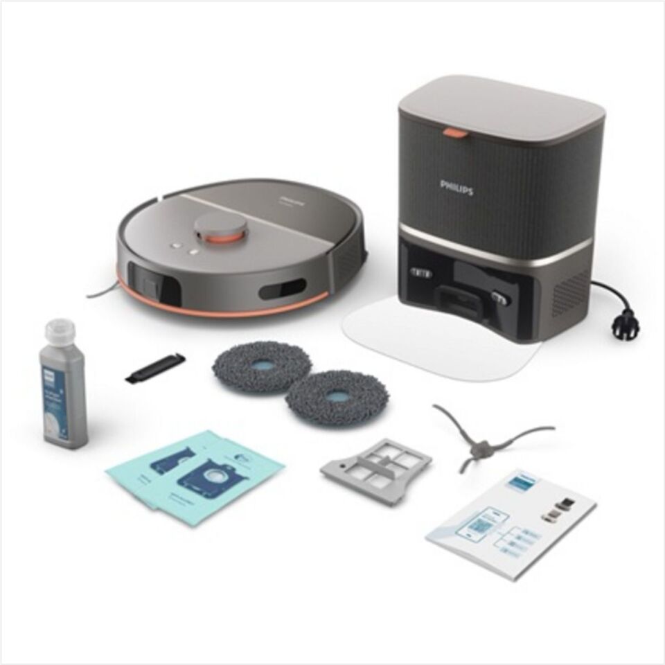PHILIPS XU5100/10 KAŞMİR GRİ İSTASYONLU ISLAK KURU ROBOT SÜPÜRGE **YENİ ÜRÜN**