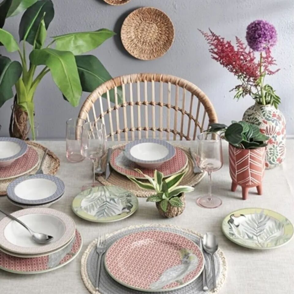 Pierre Cardin Jungle 24 Parça 6 Kişilik Yemek Takımı