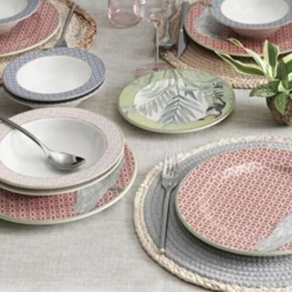 Pierre Cardin Jungle 24 Parça 6 Kişilik Yemek Takımı