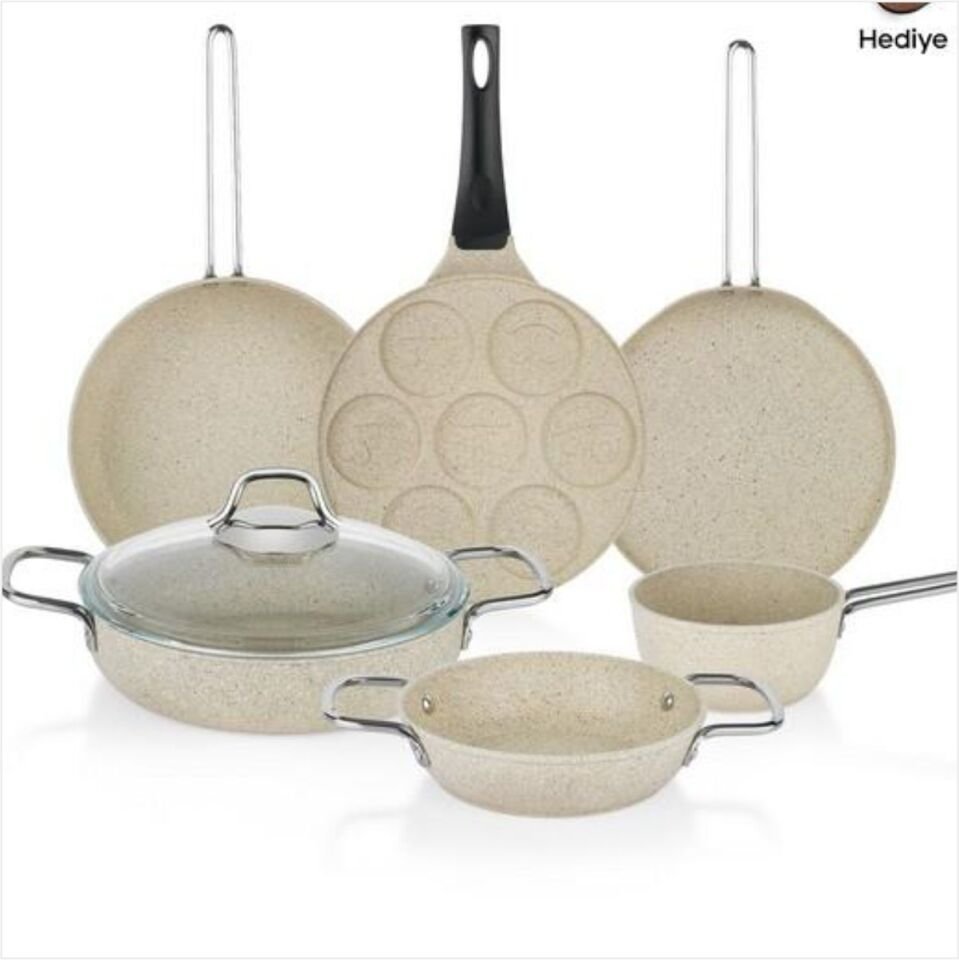 SCHAFER BREAKFAST PİŞİRME SETİ 7 PARÇA-KAHVE