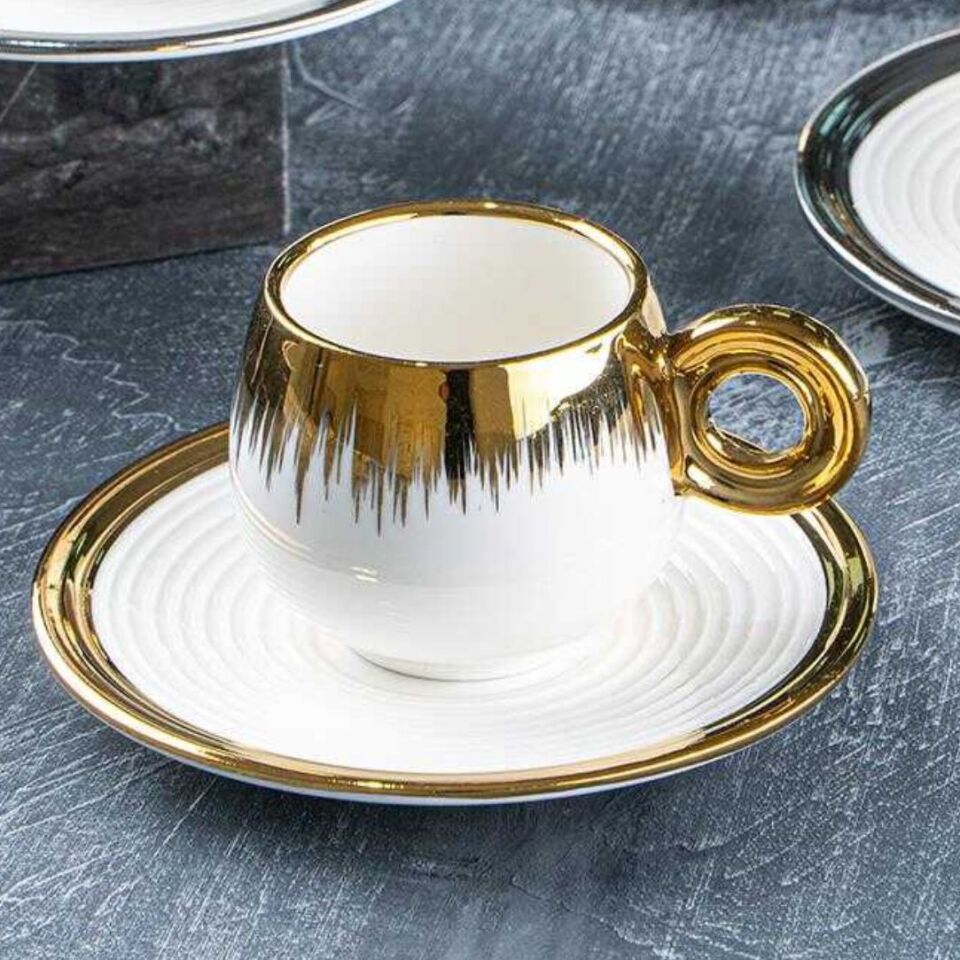 Acar KAI-05487/12Venus 6 Lı Kahve Fincan Takımı