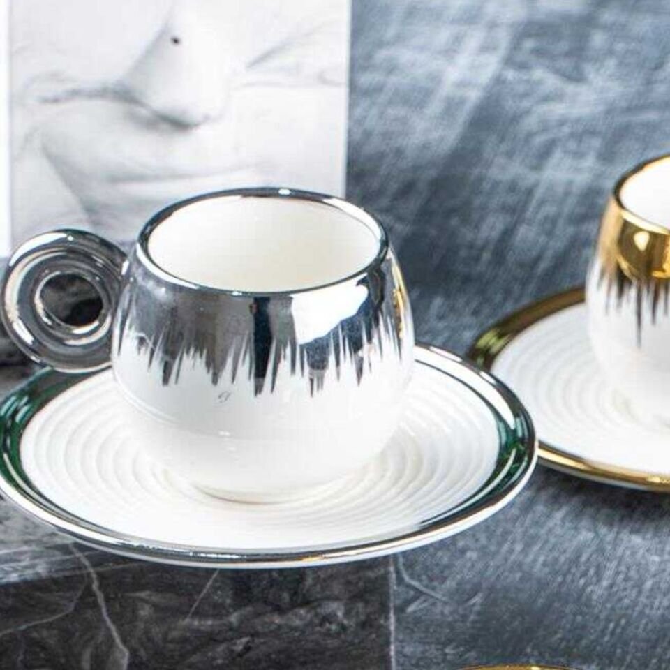 Acar KAI-05487/12Venus 6 Lı Kahve Fincan Takımı