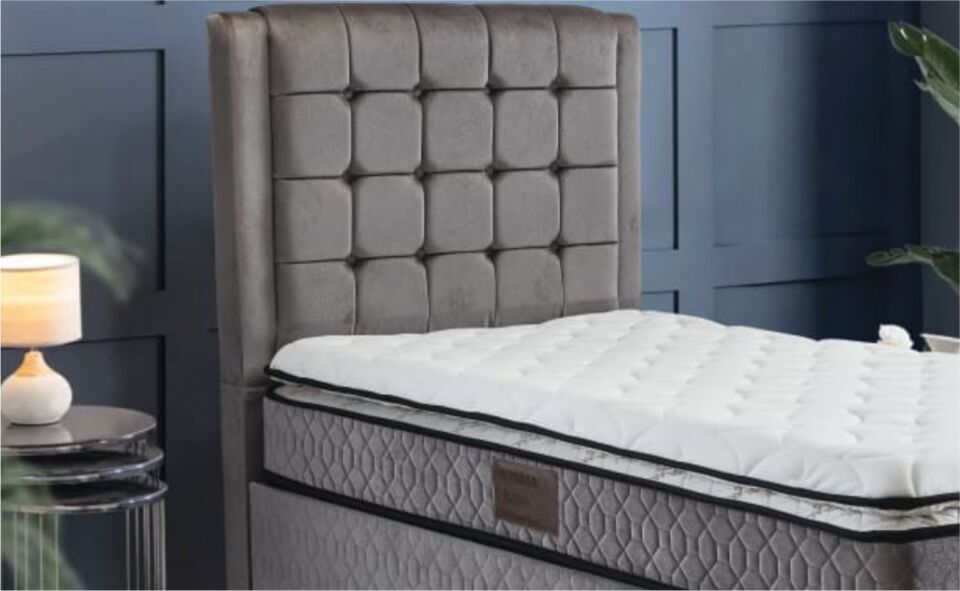 Toma Katre Başlık 100X200 Gri