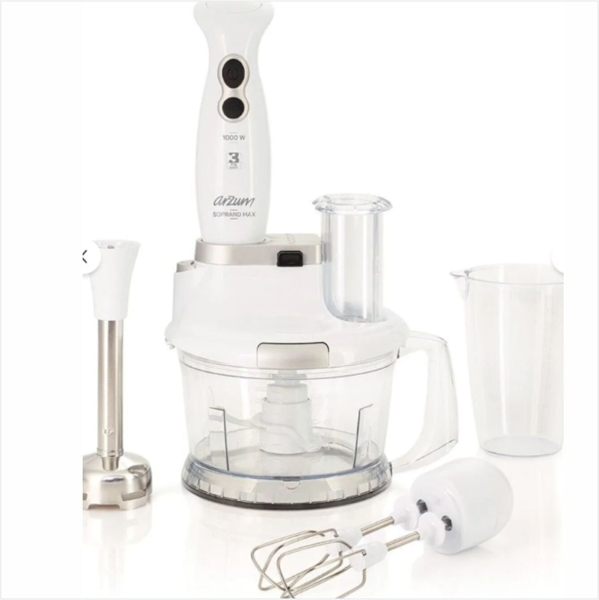 Arzum AR1004 Soprano Max Multi Blender Seti - Beyaz