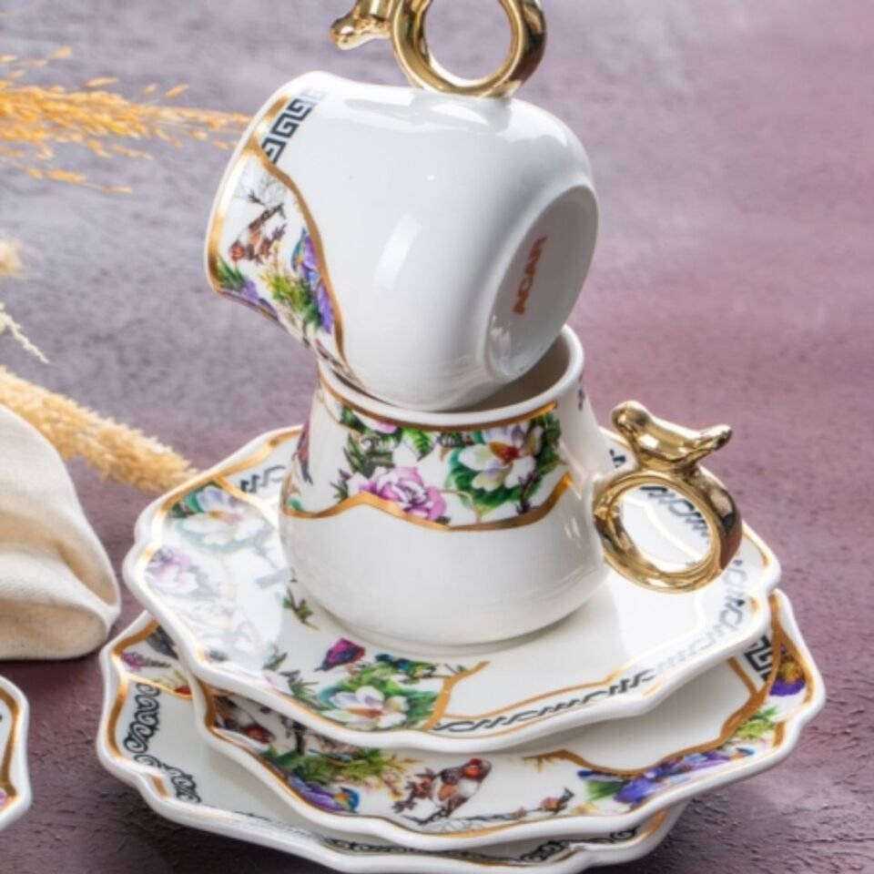 Acar Marfa 6 Kişilik Kahve Fincanı Takımı - 90 ml