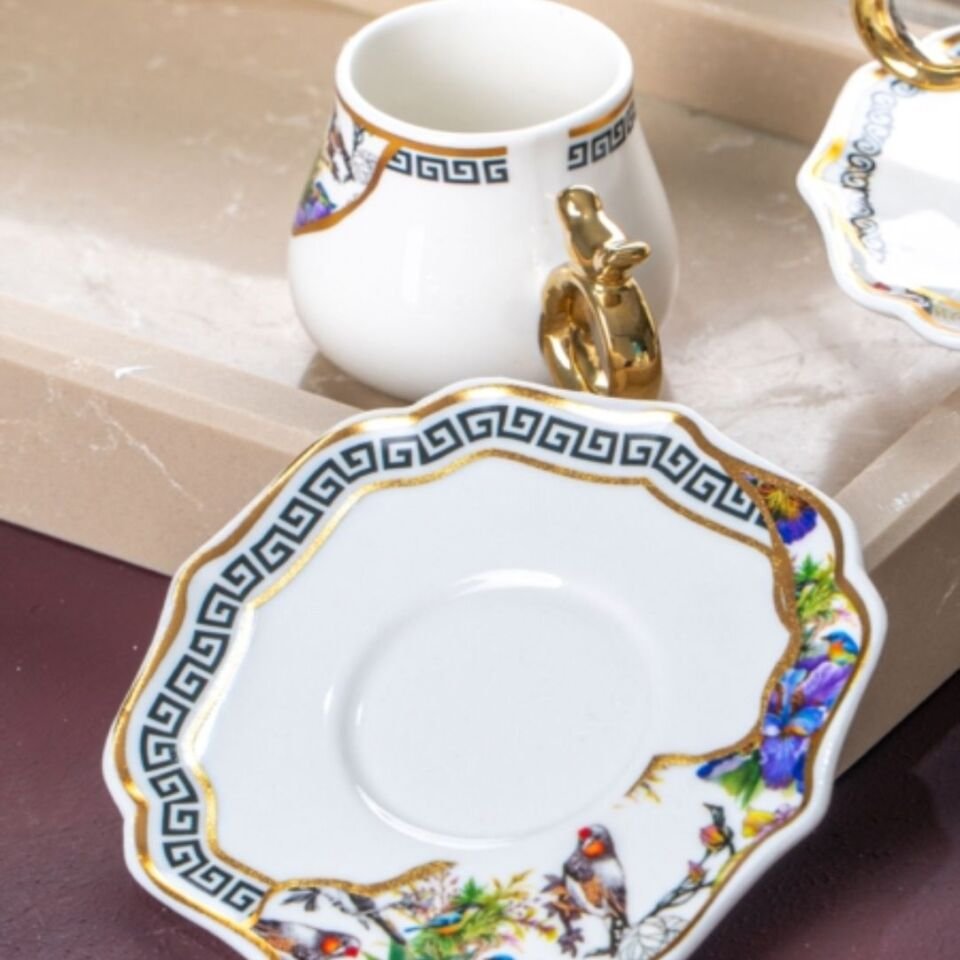 Acar Marfa 6 Kişilik Kahve Fincanı Takımı - 90 ml