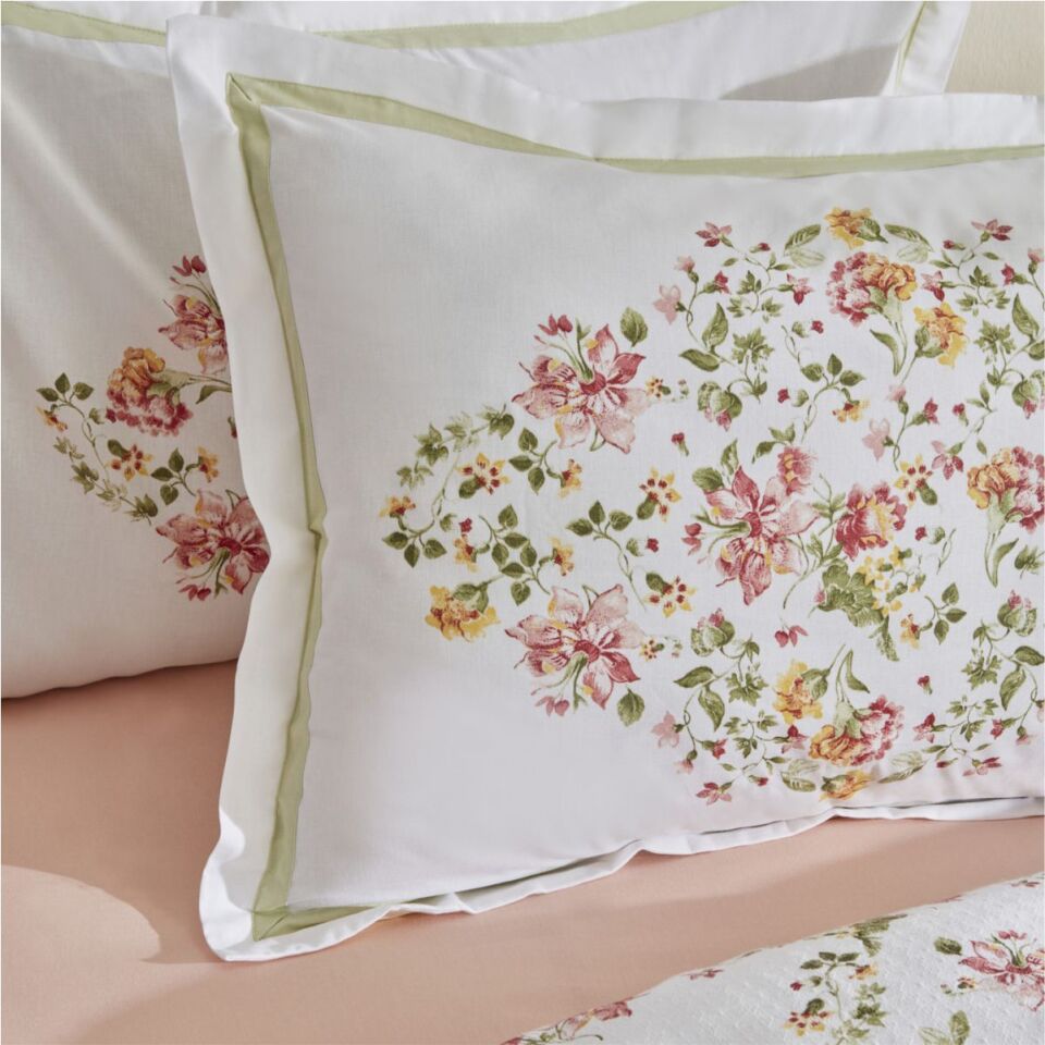Karaca Home Emılıe Cıft Ks Percale Pike Takım Pembe