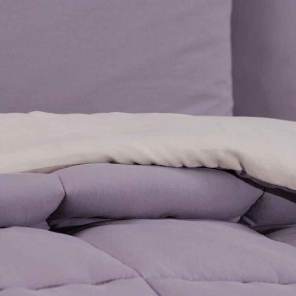 Schafer Home Softy Comfort Yorgan Seti 4 Parça-Bej/Mor