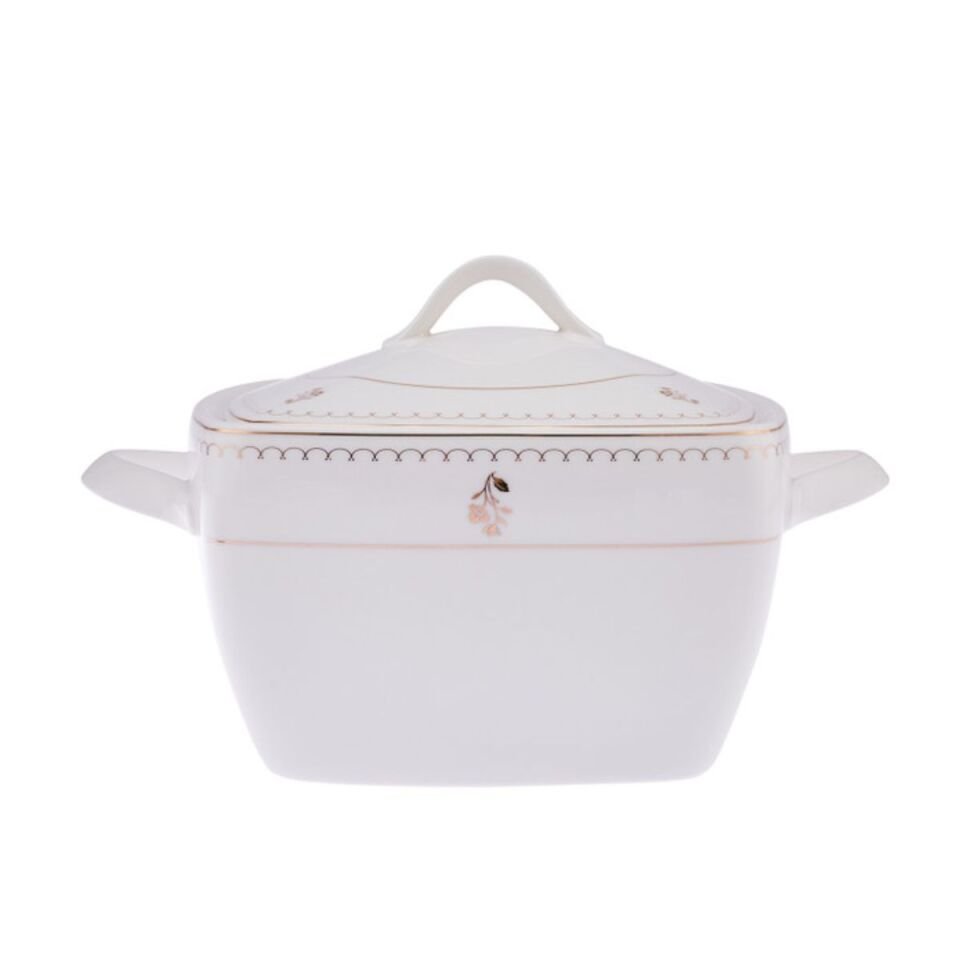 Emsan Belinda 60 Parça Yarım Kare 12 Kişilik Yemek Takımı