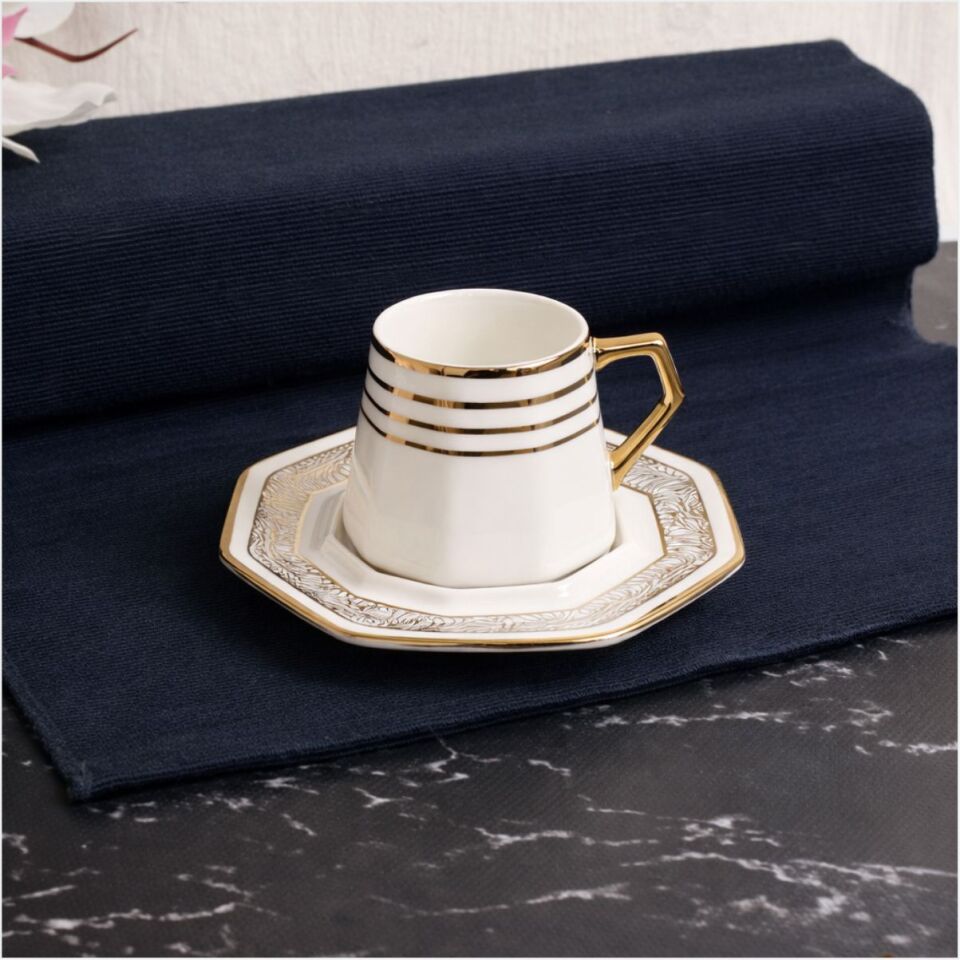 PAÇİ-KÖŞEGEN 6LI YALDIZLI KAHVE-P/POR-101867