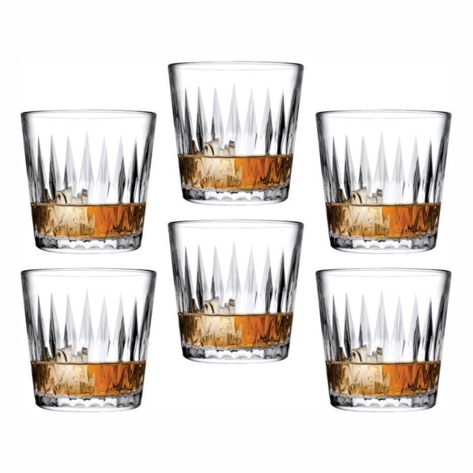 Özben 520244-Luzıa Viski 300 Cc Bardak.(3*8)