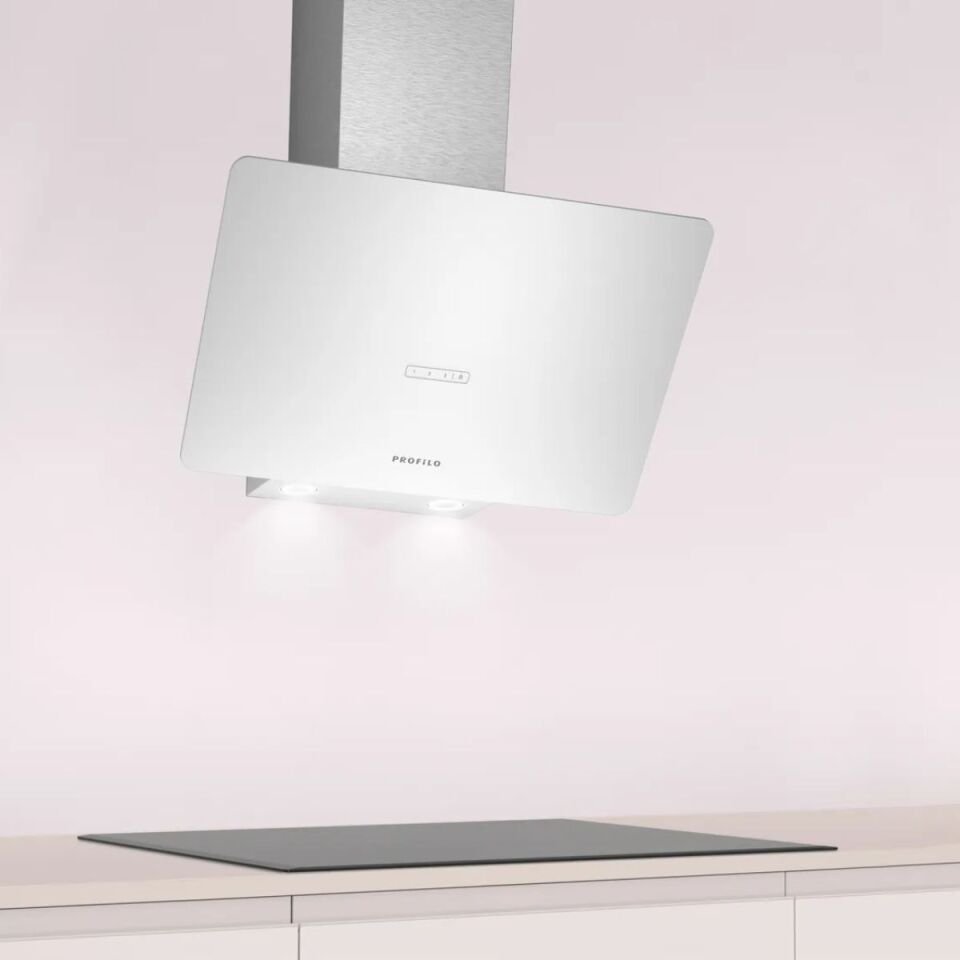 Profilo DVK6J429 Beyaz Cam Duvar Tipi Davlumbaz