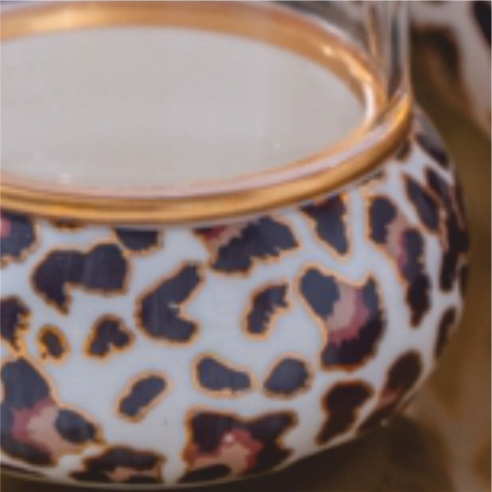 Acar Koh-07316/4 Ortigia 8 Li Cam Tepsili Baharat Takımı