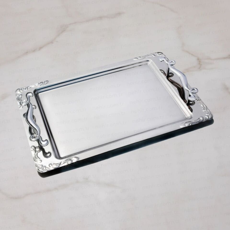 Nehir Lalezar Sade Çay Tepsi