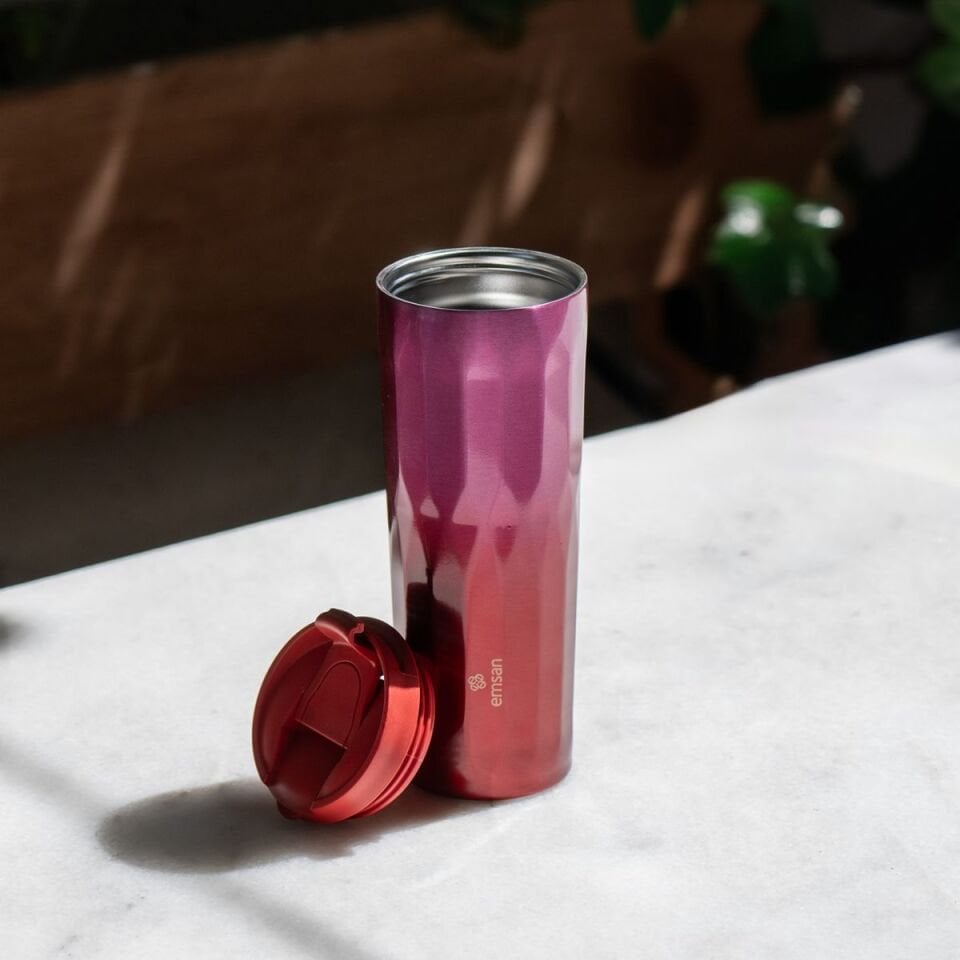 Emsan Crystal Termos Pembe