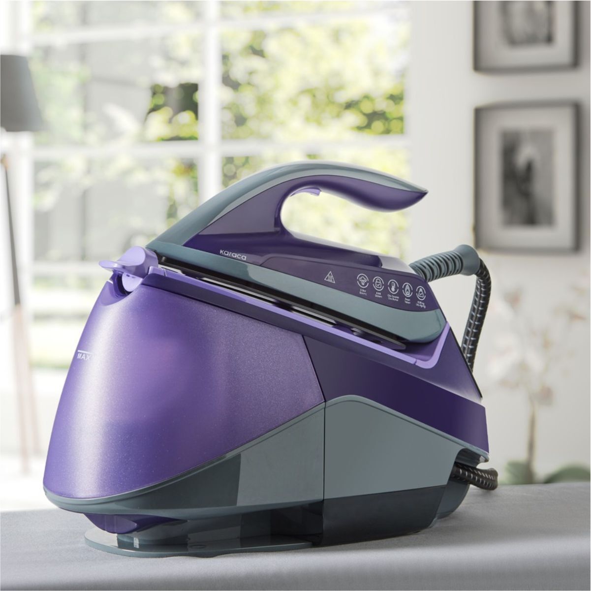 Karaca Vantuz Smart Touch Rosegold 2600 W Buhar Kazanlı Ütü