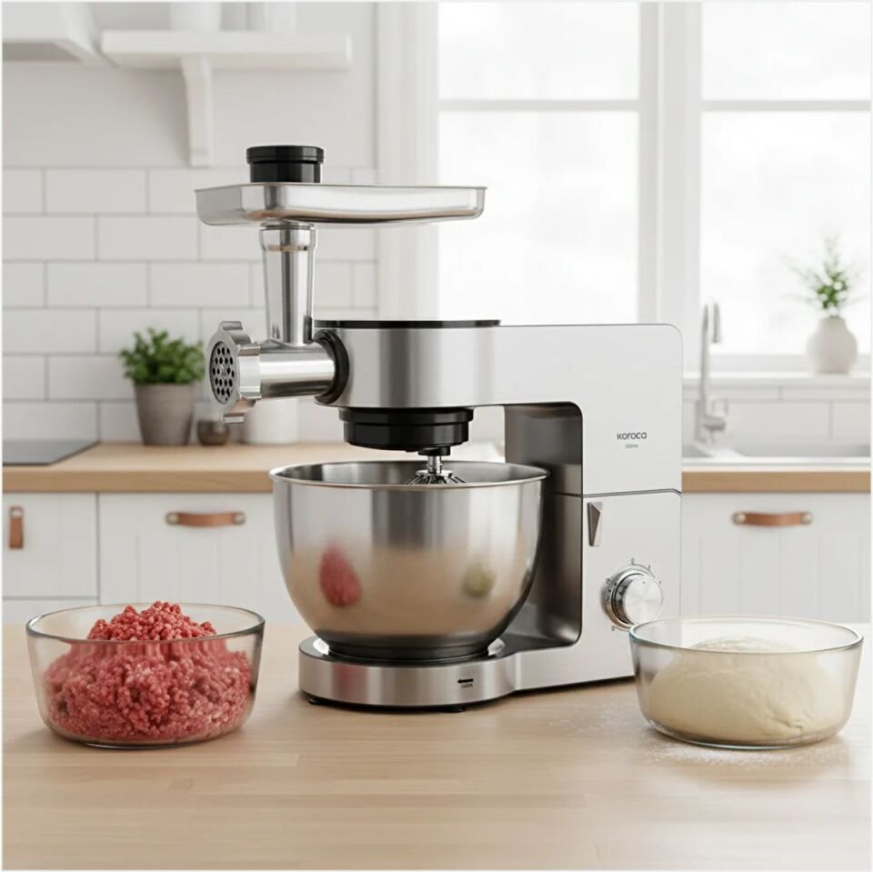 KARACA MULTICHEF ULTRA INOX 2000W HAMUR YOĞURMA MAKİNESİ INOX